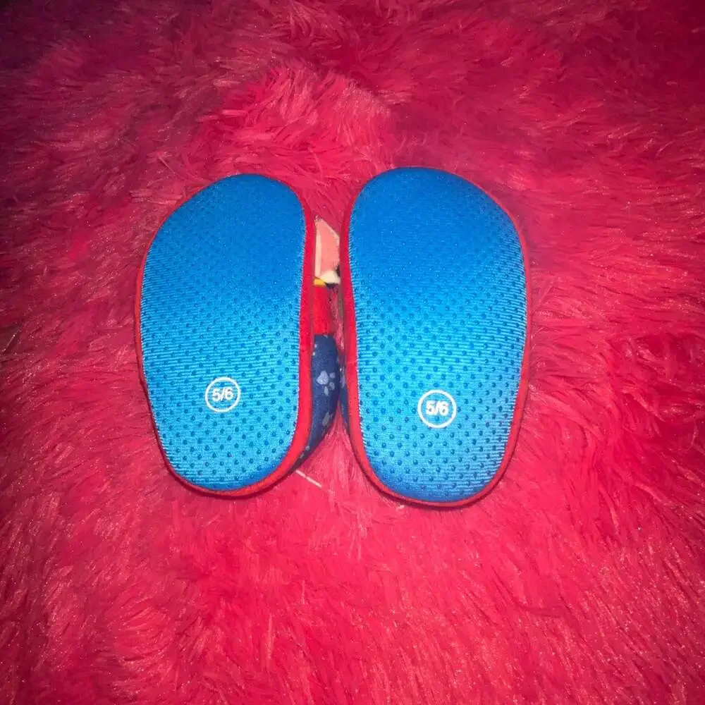 Paw Patrol Marshall And Chase Toddler Boys' Slippers Size Small 5/6 NEW‎